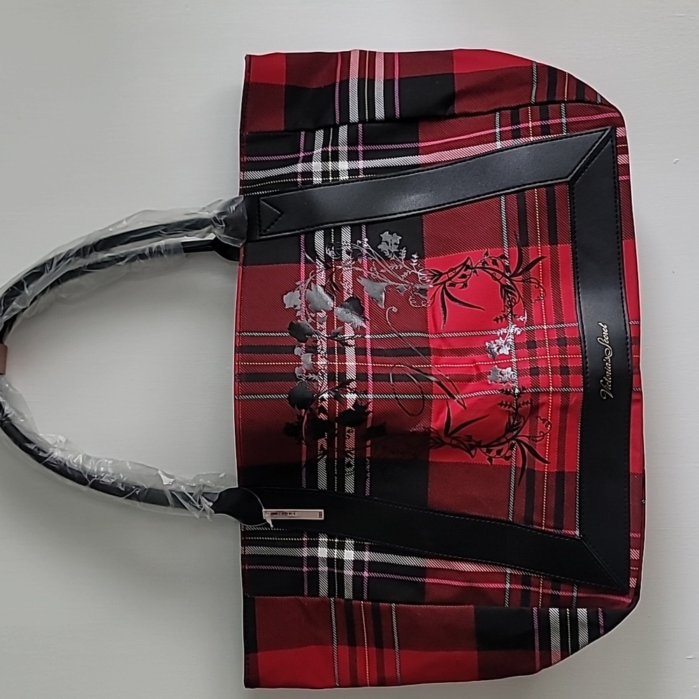Victoria's Secret Plaid Tote Bag